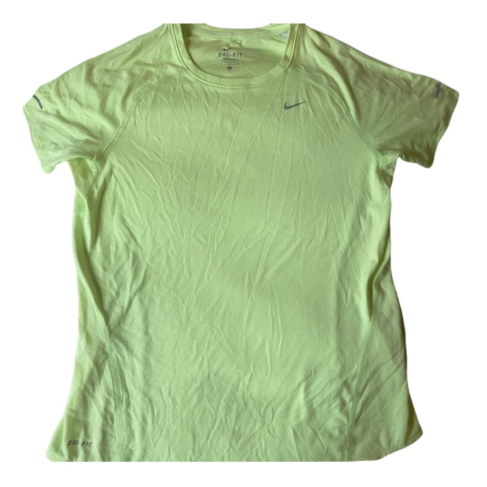 Women’s Yellow Nike dri-fit athletic shirt